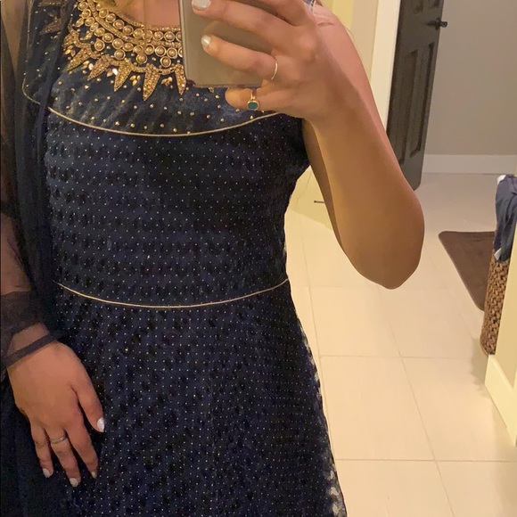 Blue Indian suit - Picture 3 of 4